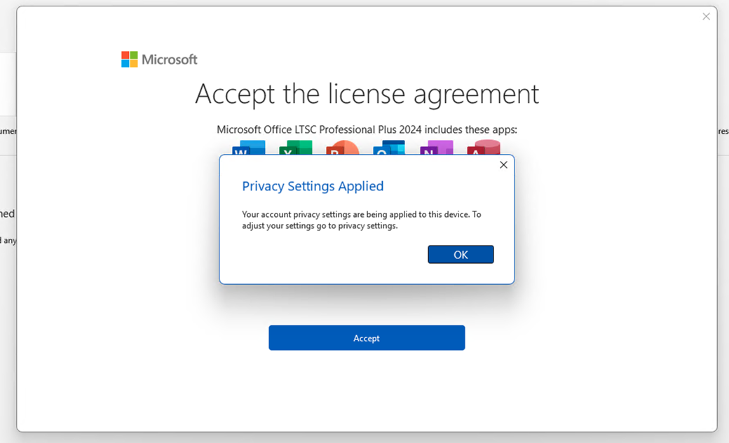 Accept License